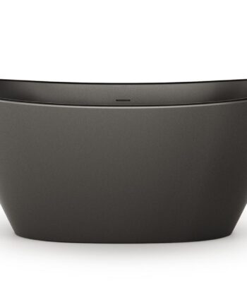 Freestanding Bath PAA AMORE 160x85 cm, Black Graphite