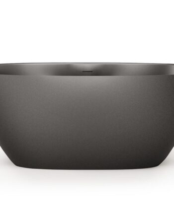 Freestanding Bath PAA PERLA 145 145x71 cm, Black Graphite