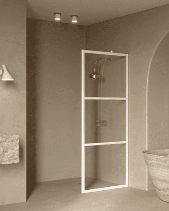 Fixed shower screen Hietakari Bläk 734 Tokyo