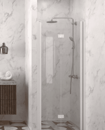 Folding shower door with wall magnet Hietakari Infinia 234