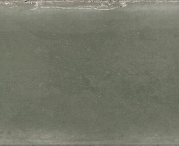 Handcrafted-look glossy ceramic wall tile Dune Atlantique Olive, 6.9x24 cm, 9 mm, olive green
