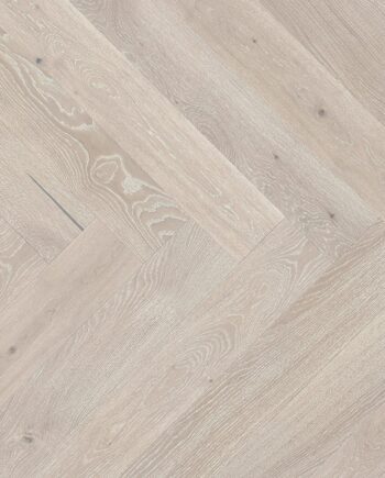 Herringbone flooring Barlinek Oak Budding beveled brushed matt lacquered