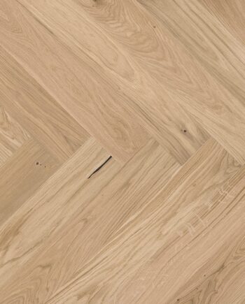 Herringbone flooring Oak Crema beveled brushed matt lacquered