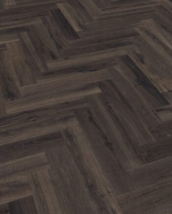 Herringbone flooring Thede & Witte Oak Vintage Blackstone beveled and oiled