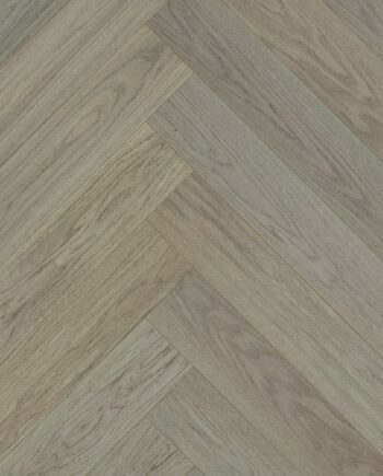 Herringbone parquet oak natur bevelled brushed light grey matt lacquer