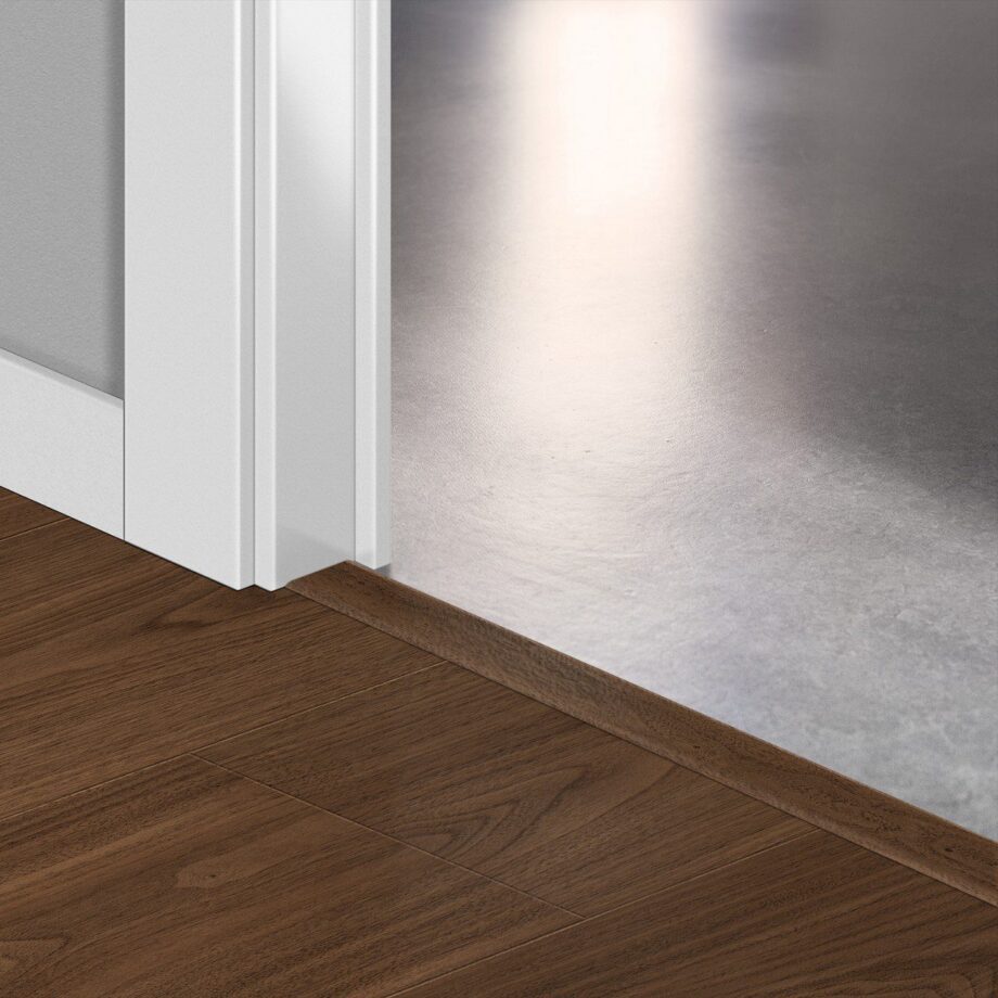 Incizo 5-in-1 transition profile Quick-Step Chic Walnut for laminate, 13x48x2150 mm Incizo 5-in-1 transition profile Quick-Step Chic Walnut for laminate, 13x48x2150 mm