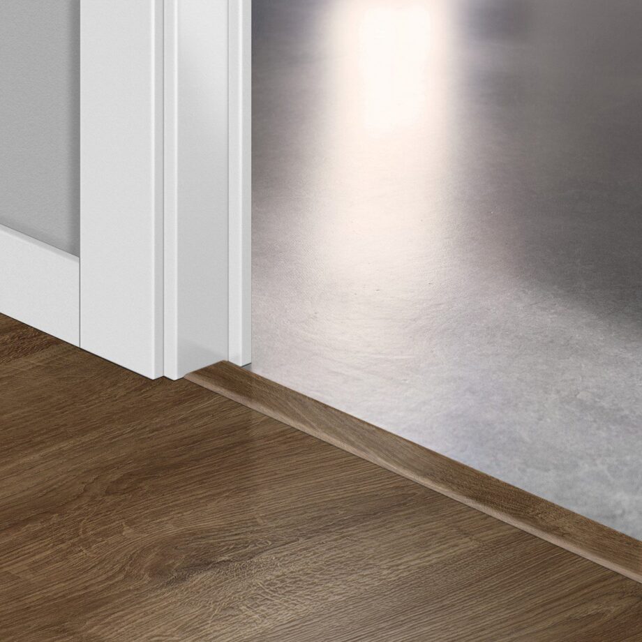 Incizo 5-in-1 transition profile Quick-Step Newcastle Oak Brown for laminate, 13x48x2150 mm Incizo 5-in-1 transition profile Quick-Step Newcastle Oak Brown for laminate, 13x48x2150 mm