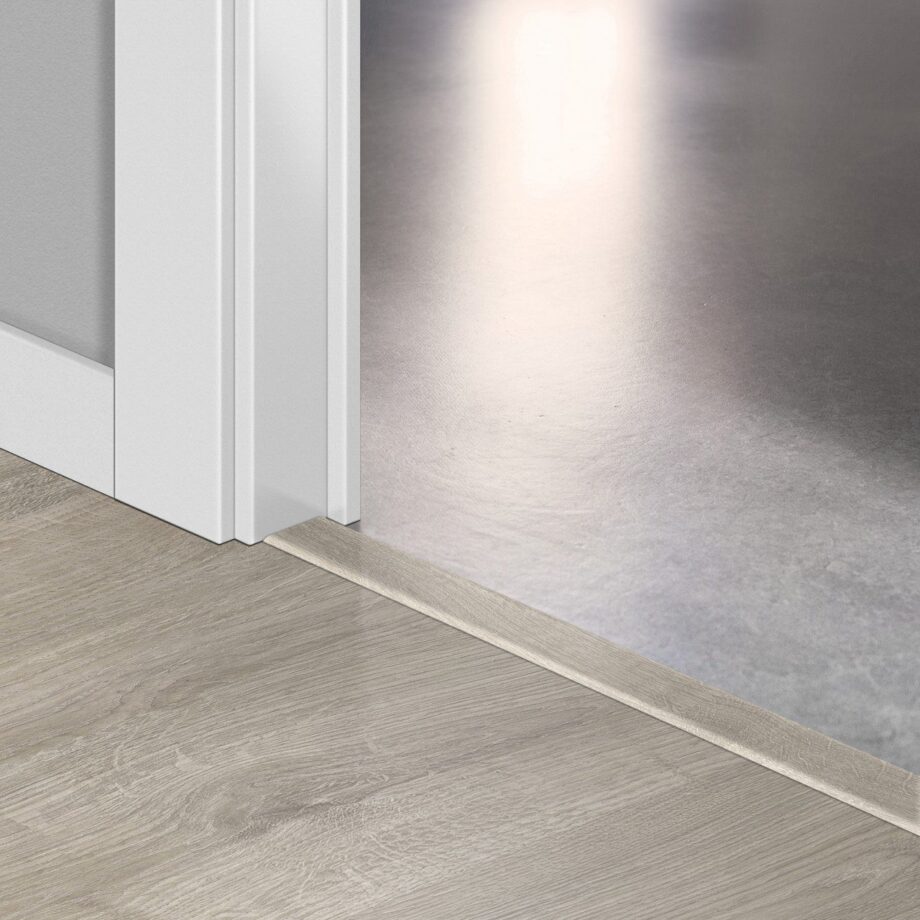 Incizo 5-in-1 transition profile Quick-Step Newcastle Oak Grey for laminate, 13x48x2150 mm