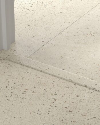 Incizo 5-in-1 transition profile Quick-Step Oyster Concrete for rigid LVT vinyl (Alpha), 8x45x2000 mm
