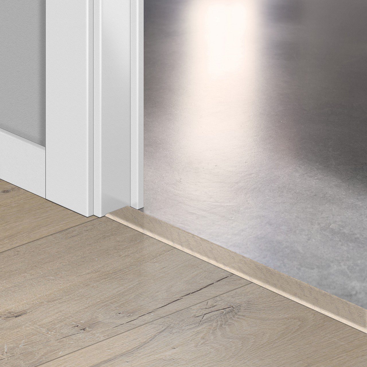 Incizo 5-in-1 transition profile Quick-Step Soft Oak Light for laminate, 13x48x2150 mm