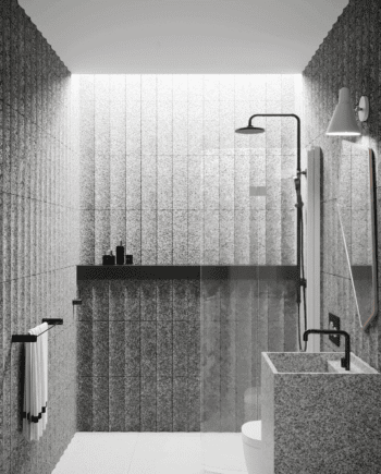 Curved folding shower screen Hietakari Infinia 223