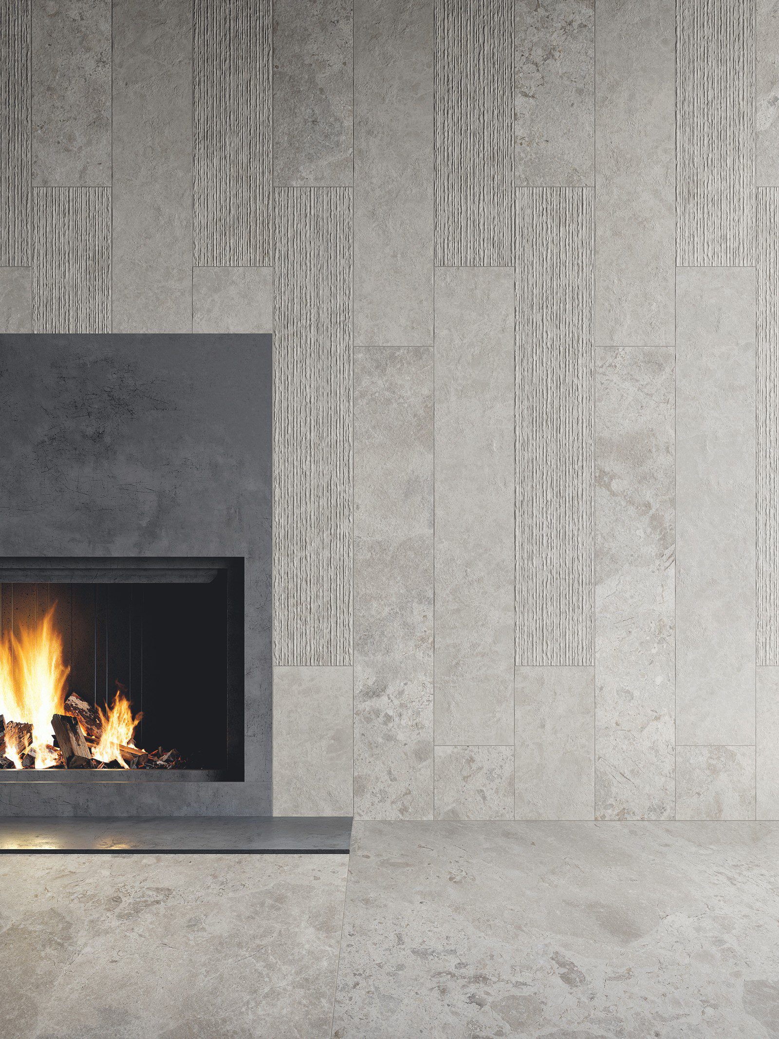 Stone effect outdoor porcelain tile ABK Era Blooming Ash, 80x80 cm, 20 mm, outdoor, slip-resistant R11 – 2