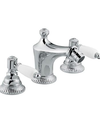 Three-hole bidet mixer Emmevi The One Atena 98044 with pop-up waste