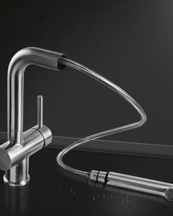 Kitchen mixer Emmevi Piper 45044INLSES with pull-out spray