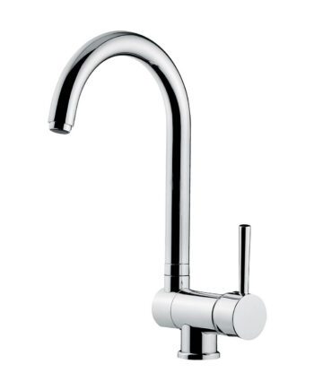 Under-window kitchen mixer Emmevi Piper 45335 with fold-down spout