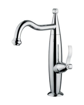 Tall basin mixer Emmevi Abel 39006 with click-clack waste