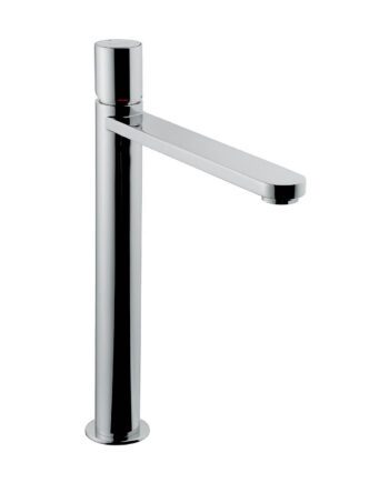 Tall basin mixer Emmevi Ade 78006 with click-clack waste