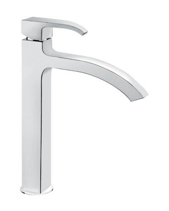 Tall basin mixer Emmevi Niagara 74003BIG with click-clack waste