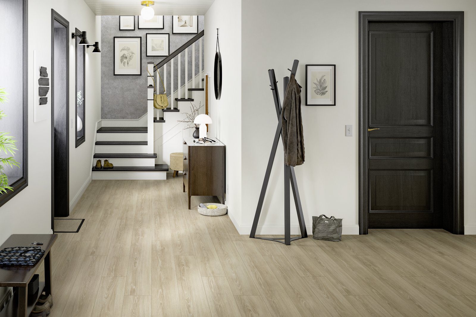 Laminate flooring Egger Cream Newport Oak, Aqua, 10 mm – 2