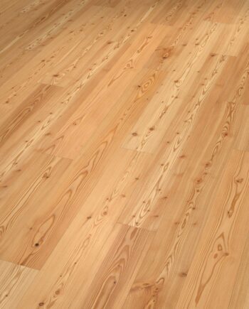Larch parquet Thede & Witte Boston, knotty, brushed, oiled, 1-strip, 1860 x 189 x 15 mm