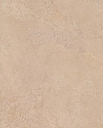 Large-format thin stone-effect porcelain slab Tau Dorset Sand, 160x160 cm, 7.8 mm, sand beige, rectified