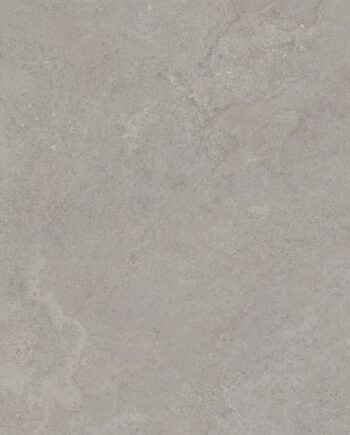 Large-format thin stone-effect porcelain slab Tau Dorset Silver, 160x160 cm, 7.8 mm, silver grey, rectified