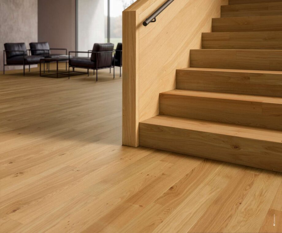 Engineered Wooden Flooring Bauwerk Cleverpark 1250 Oak Nature 34 matt lacquered – view 2 Engineered Wooden Flooring Bauwerk Cleverpark 1250 Oak Nature 34 matt lacquered – 2