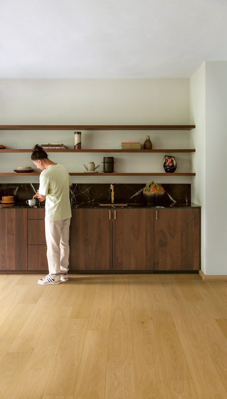 Laudparkett Quick-Step Cala Leather Oak eriti matt lakk, veekindel 220mm