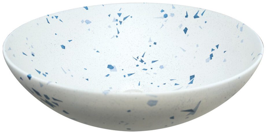 Valamu Dune Fragmenta Azul 40x40x15 cm, käsitsi maalitud keraamiline pealisvalamu