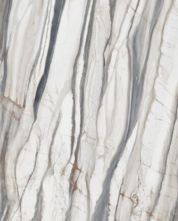 Marble effect porcelain slab ABK Sensi 900 Oyster White, 120x280 cm, 6 mm, polished (lux)