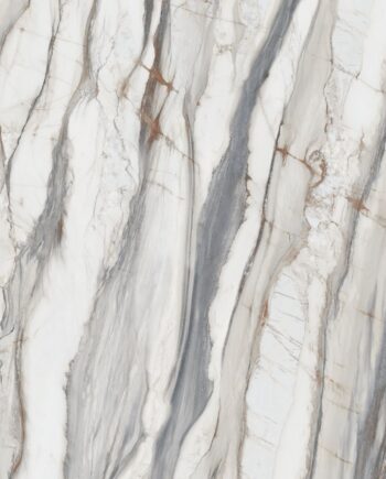 Marble effect porcelain tiles ABK Sensi 900 Oyster White, 120x120 cm, 8.5 mm, polished (lux)