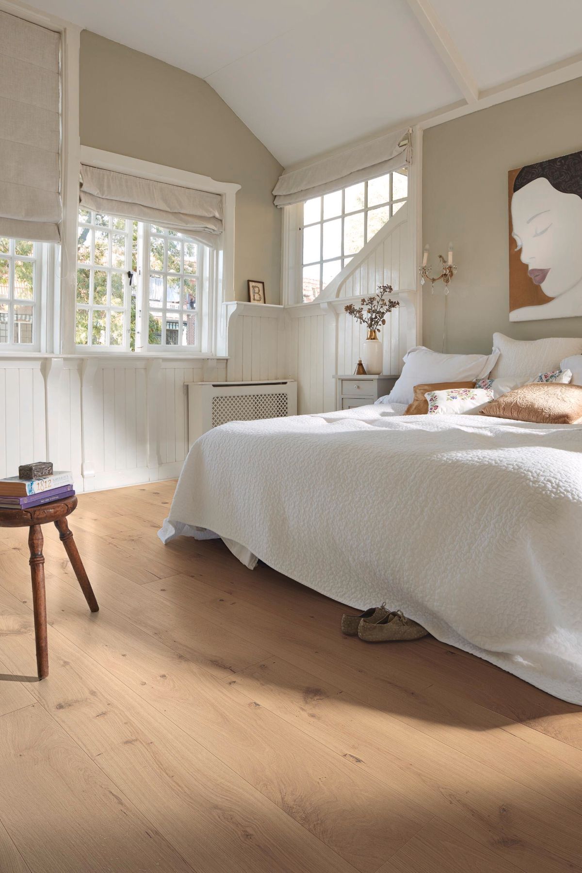 Oak parquet Meister, Longlife PD 400, Authentic caramel oak 09028, 1-strip, 2200 x 180 mm, brushed, naturally oiled