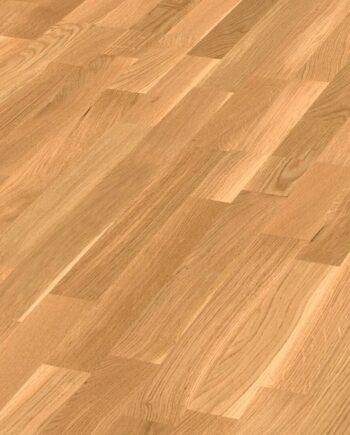 Oak parquet Meister, Longlife PC 200, Oak lively 09033, 3-strip, 2400 x 200 mm, brushed, ultra matt lacquered