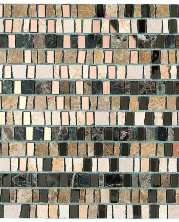 Mixed material mosaic Dune Luxor, 30x30.5 cm, 5 mm