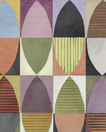 Patterned decorative porcelain tile ABK Wide&Style Africa, 120x240 cm (4 x 60x120 cm), 8.5 mm, matt
