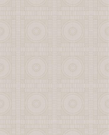 Patterned large porcelain décor panel ABK Moooi Special Edition Geometrical Dove Ivory, 120x280 cm, 6 mm, natural matt