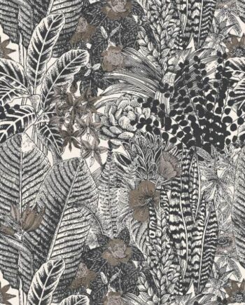 Patterned large porcelain decor slab ABK Wide&Style Esotica, 160x320 cm, 6 mm, matt