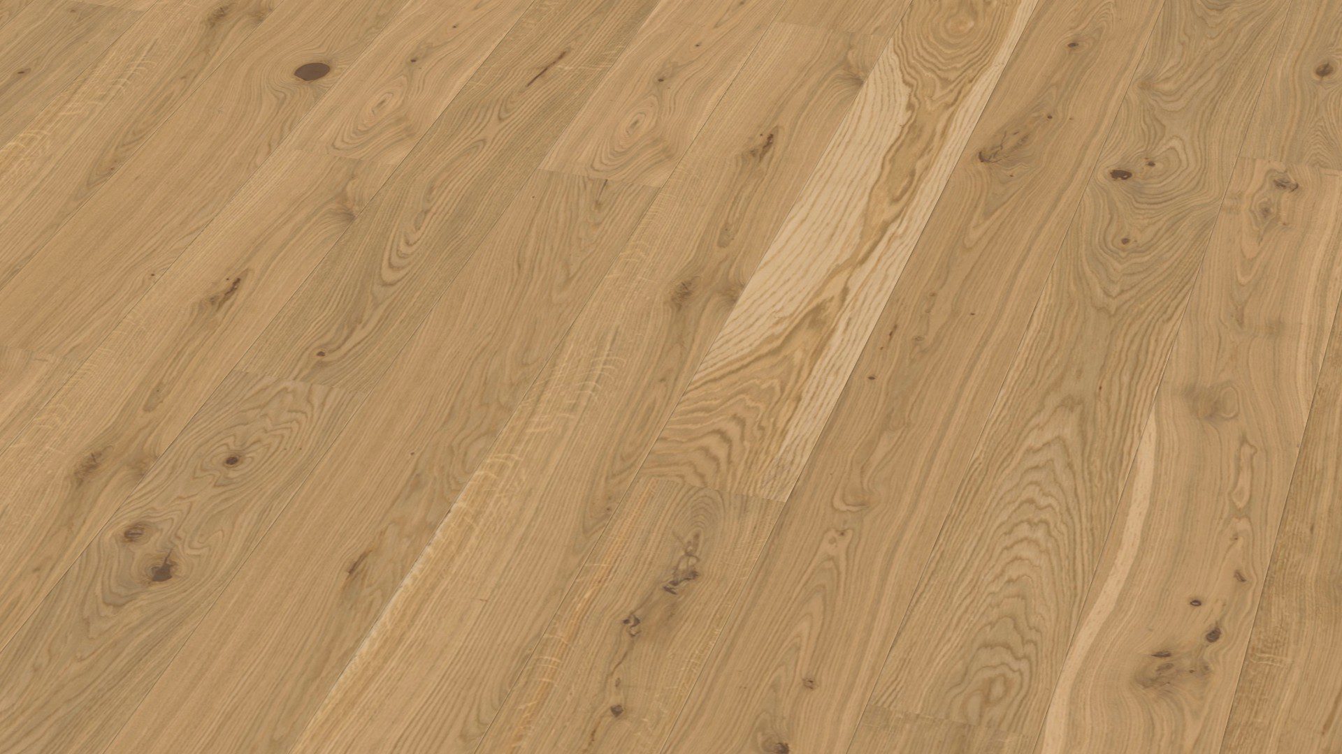 Naturaalparkett Bauwerk Casapark tamm 46 Avorio harjatud õlivaha 181mm