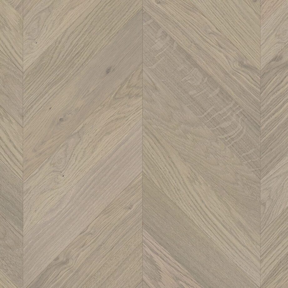 Oak Chevron Flooring Esta AB Sandstone 575 mm extra matt lacquered