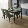 Oak Chevron Flooring Esta AB Sandstone 780 mm extra matt lacquered – close-up Oak Chevron Flooring Esta AB Sandstone 780 mm extra matt lacquered – 3