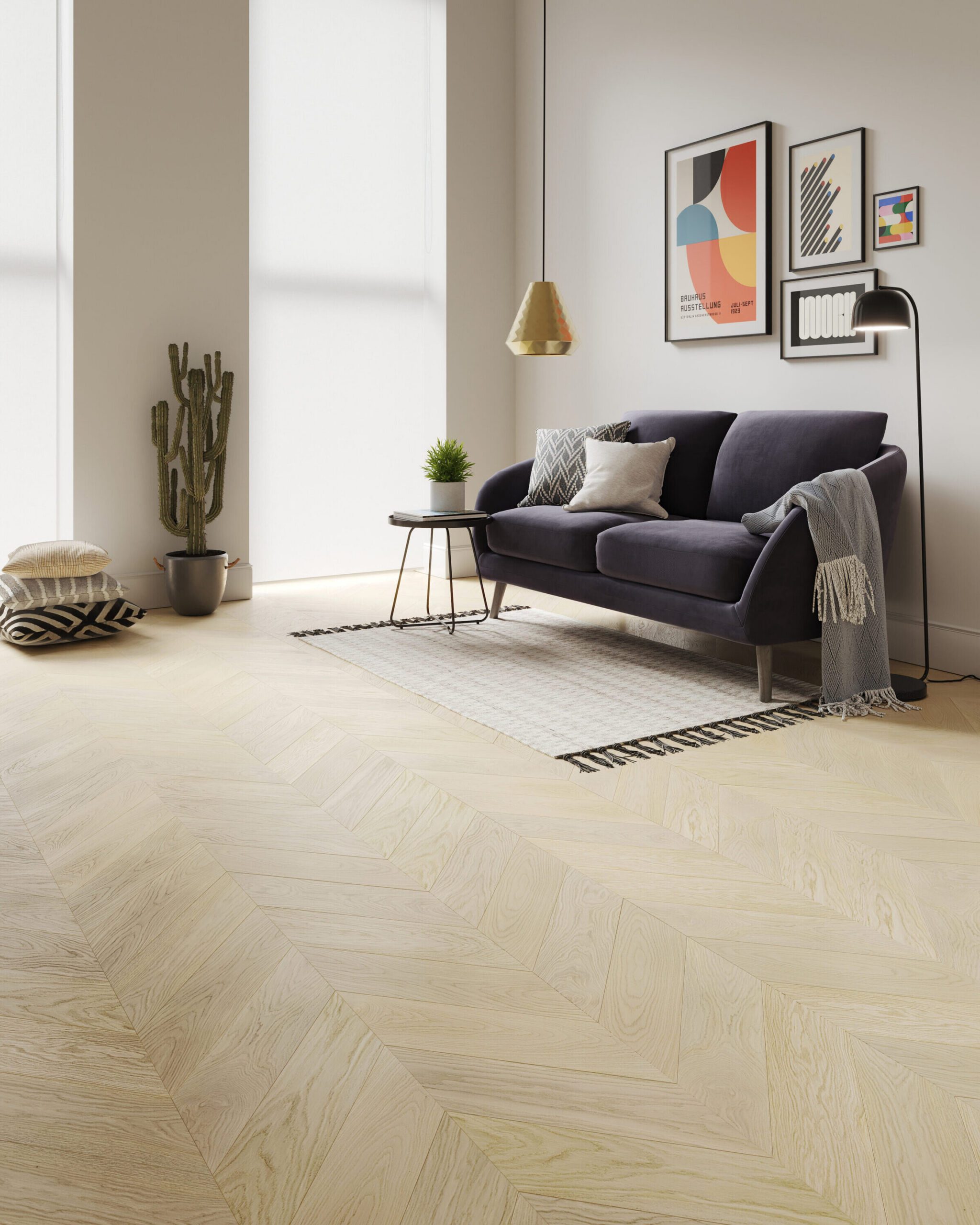 Oak Chevron Flooring Esta Nordic S Linen extra matt lacquered – 3