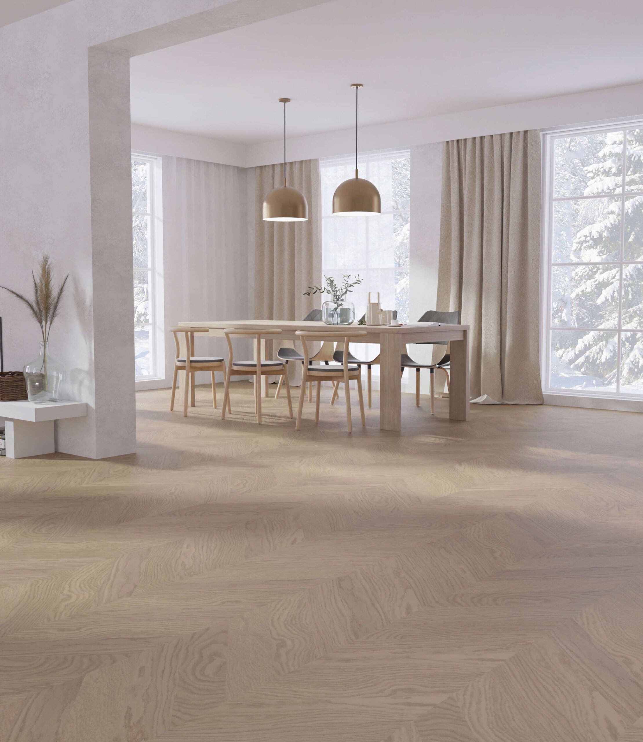 Oak Chevron Flooring Esta Nova Eco Elite Dazy extra matt lacquered – 2