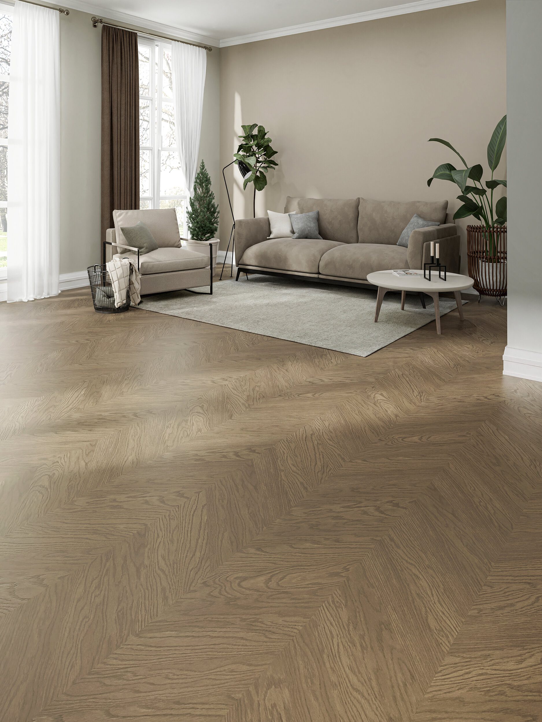 Oak Chevron Flooring Esta Nova Eco Elite Havana extra matt lacquered – 3