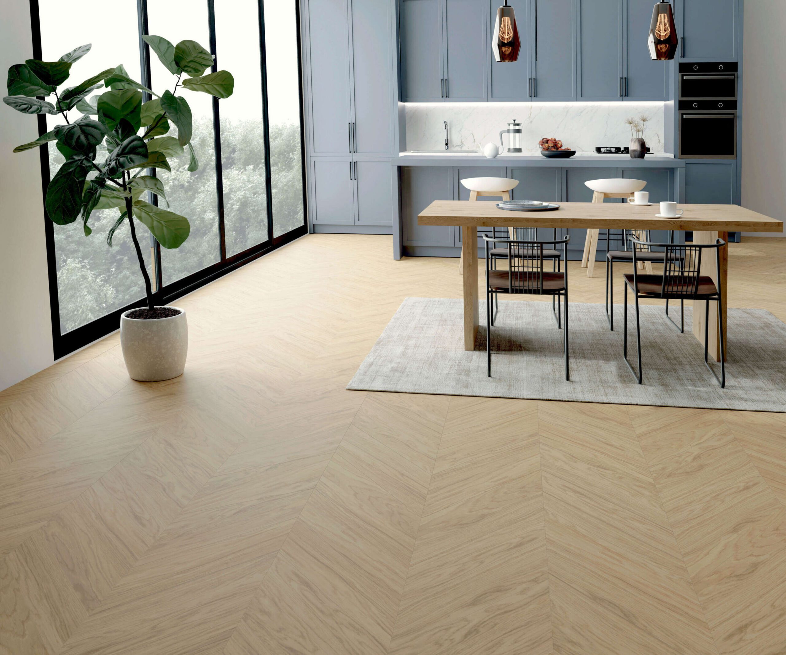 Oak Chevron Flooring Esta Nova Eco Elite Pure Line extra matt lacquered – 3