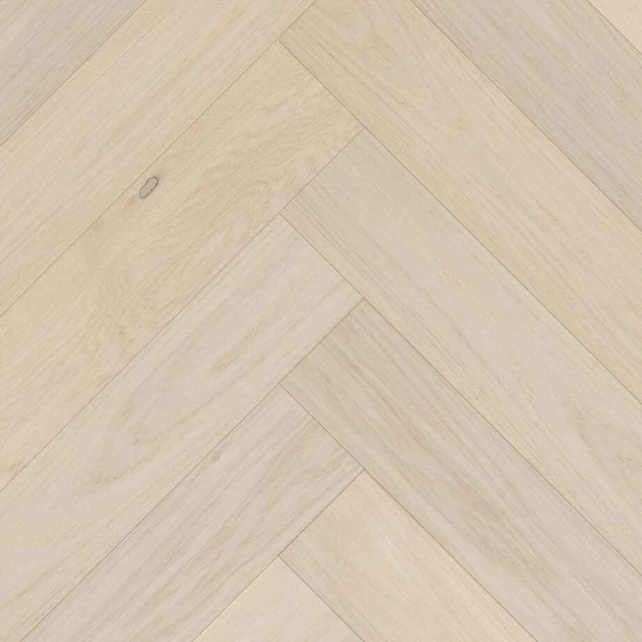 Oak Herringbone Flooring Esta AB Latte extra matt lacquered