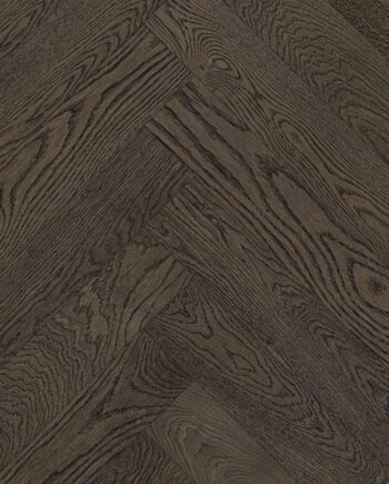 Oak Herringbone Flooring Esta BC Lava Grey extra matt lacquered