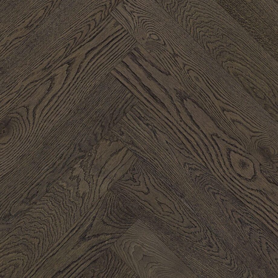 Oak Herringbone Flooring Esta BC Lava Grey extra matt lacquered Oak Herringbone Flooring Esta BC Lava Grey extra matt lacquered