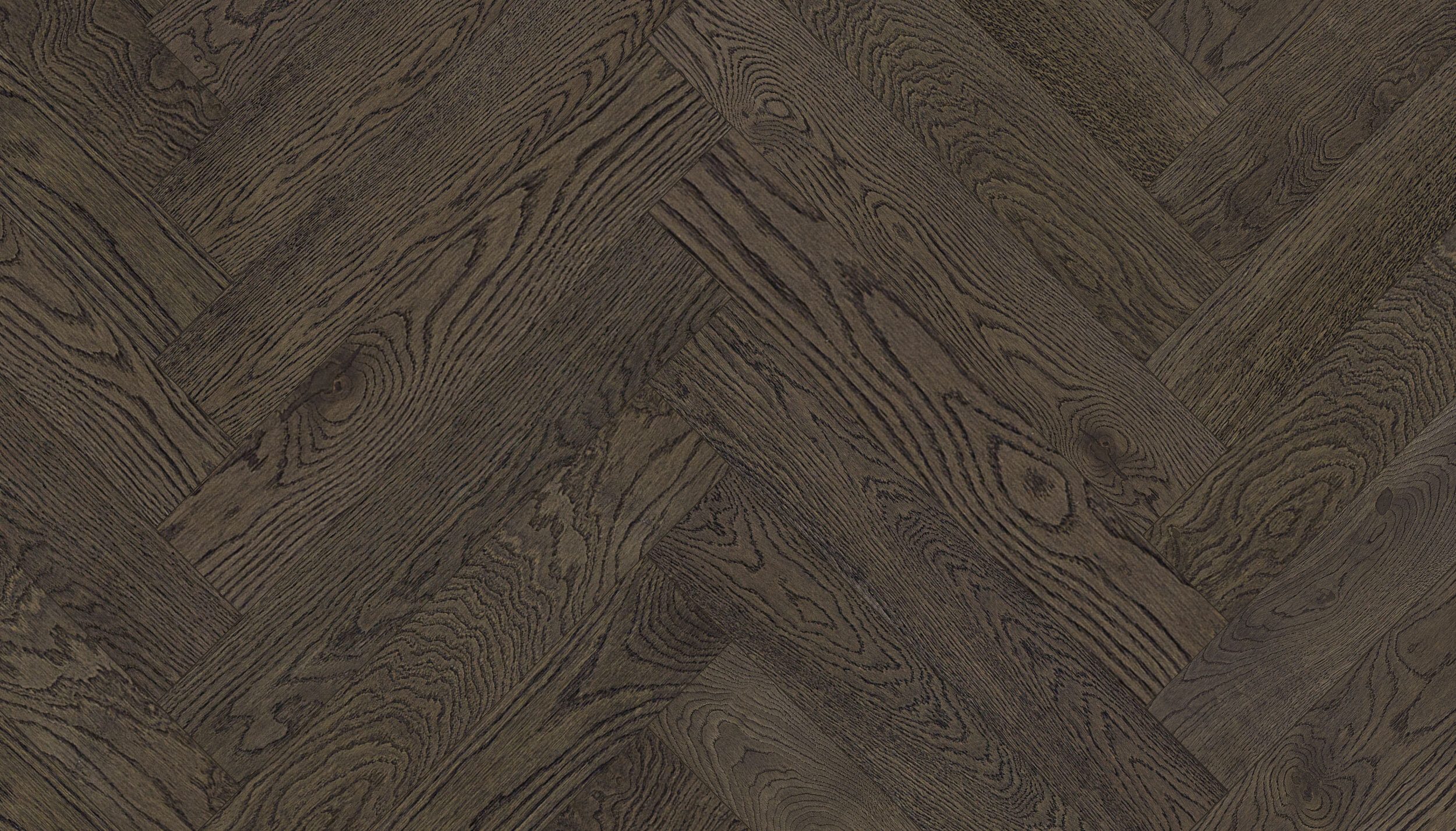 Oak Herringbone Flooring Esta BC Lava Grey extra matt lacquered – 2