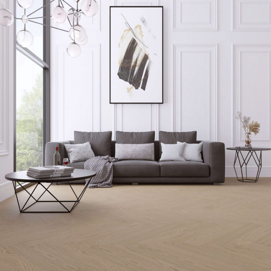 Oak Herringbone Flooring Esta Nova Eco Elite Dazy extra matt lacquered – close-up Oak Herringbone Flooring Esta Nova Eco Elite Dazy extra matt lacquered – 3