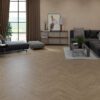 Oak Herringbone Flooring Esta Nova Eco Elite Sandstone extra matt lacquered – close-up Oak Herringbone Flooring Esta Nova Eco Elite Sandstone extra matt lacquered – 2